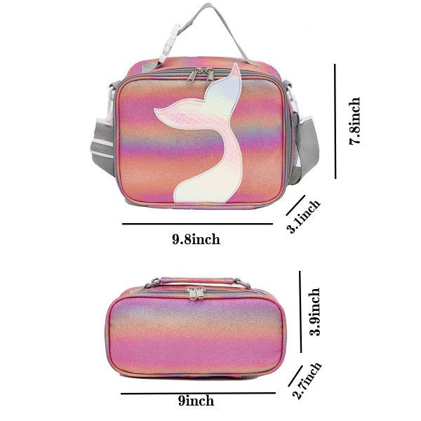 PU Mermaid Backpack Set For Kid