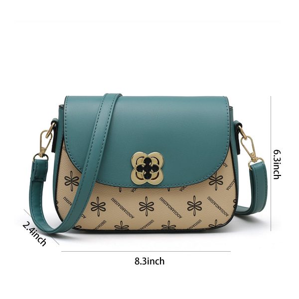 Pu Leather mini waterproof printed mobile Cross-body Bag