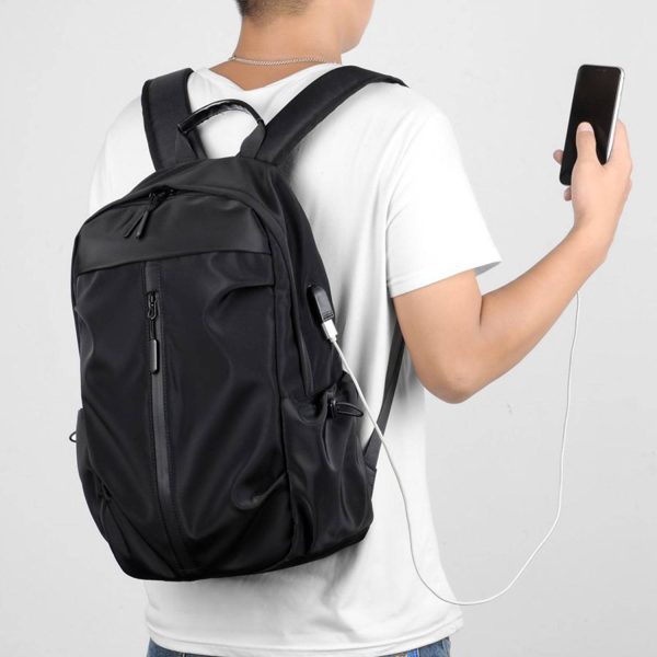 Backpack Men's Business Bag With USB Charging Port