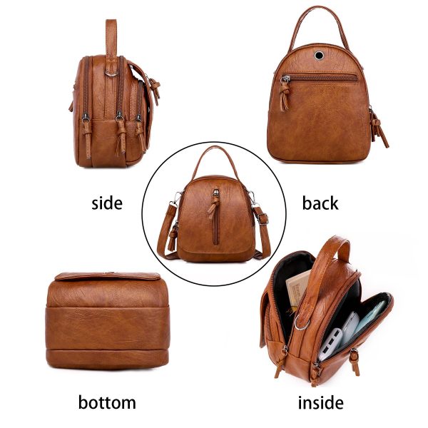 PU Leather cross-body shoulder bag