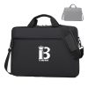 Polyester Laptop Classic Slim Briefcase Crossbody Bag