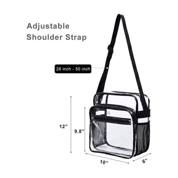 PVC Clear Crossbody Messenger Shoulder Bag