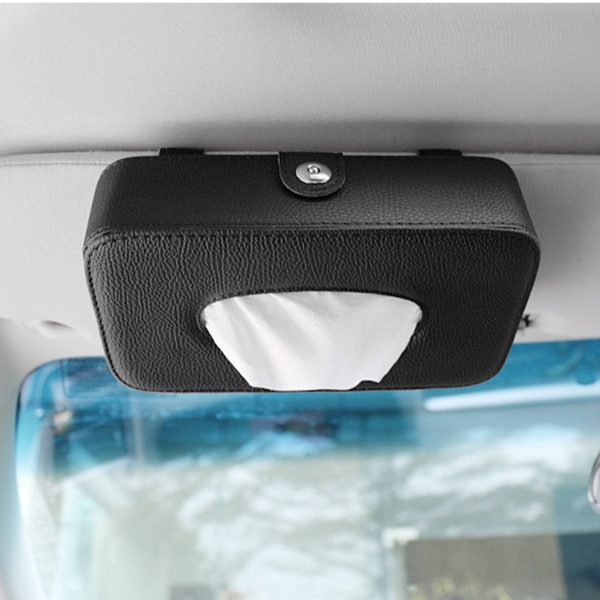 PU Leather Tissue Holder for Car