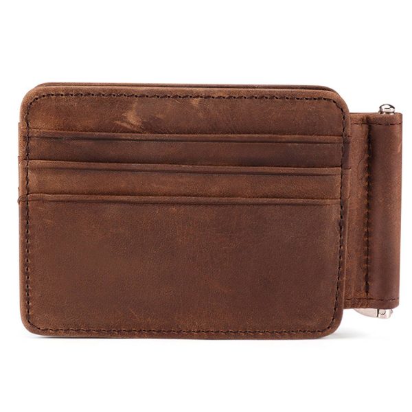 Slim Leather Card Holder Wallet