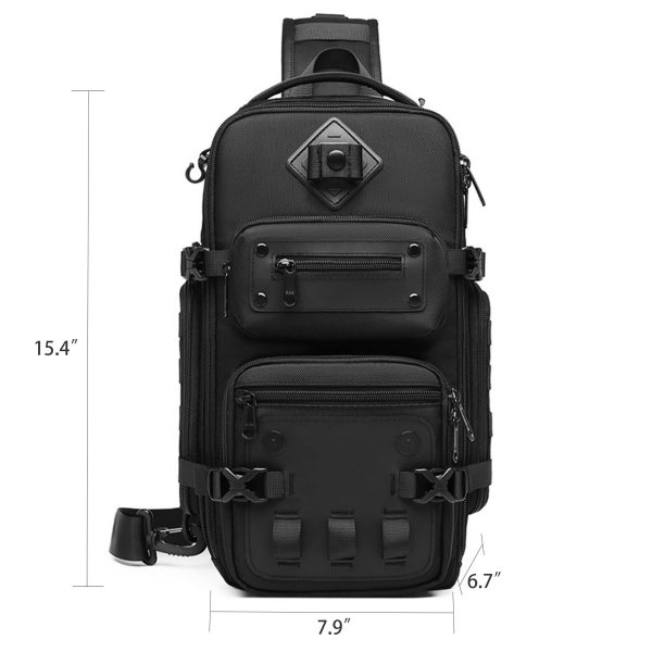 Oxford Sling Backpack Large Capacity Shoulder Crossbody Bags
