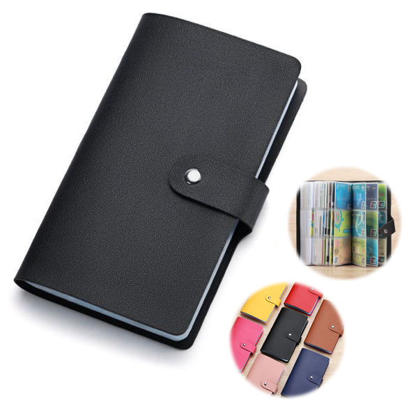 RFID PU Leather Business Card Holder