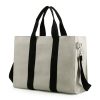 Stylish Canvas Tote Crossbody Bag Zipper Closure