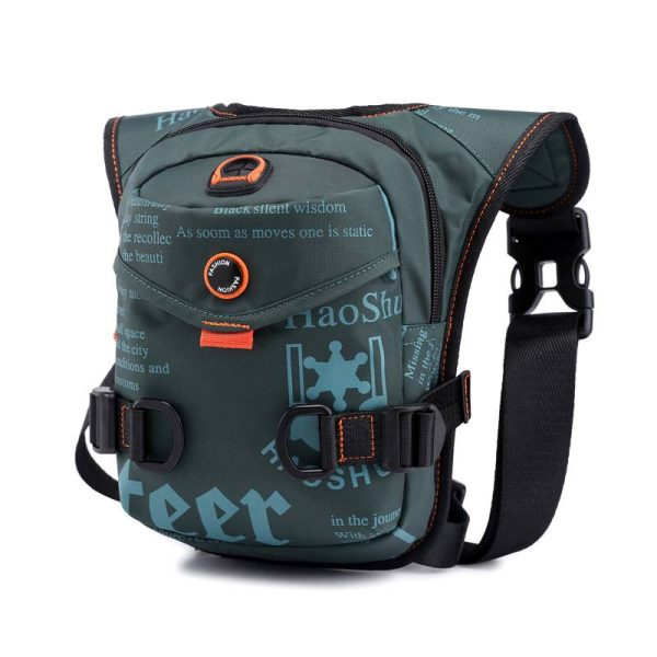 Nylon Outdoor Tactical Waist Bag With Earphone Hole