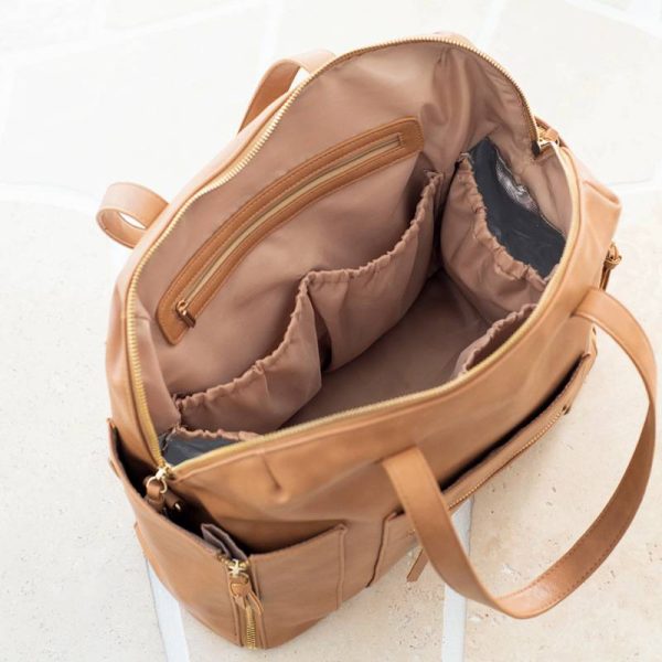 PU Multi-functional mommy tote bag backpack