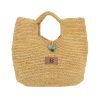 Straw Woven Beach Tote Bag