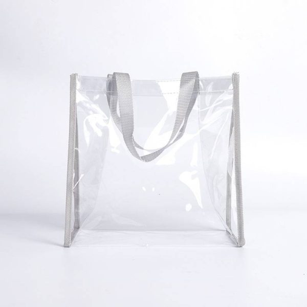 PVC Clear Stadium Open Tote Bag