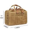 Canvas drawstring electronic accessories storage duffel bag