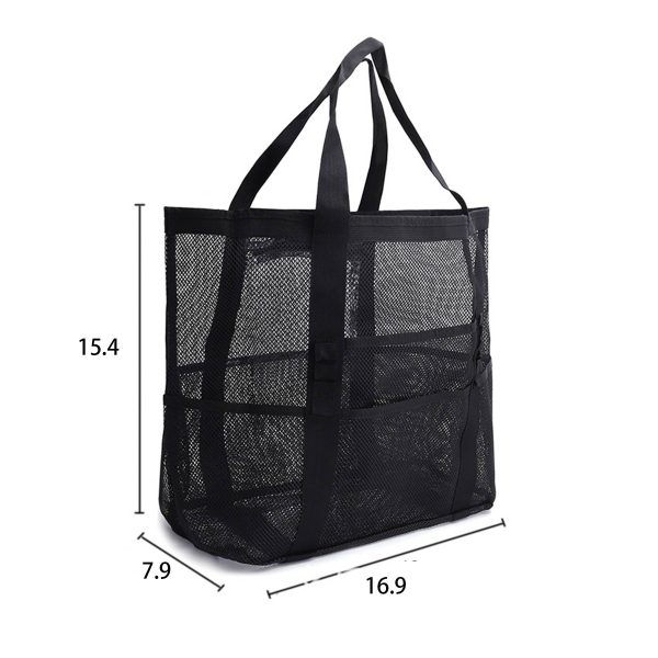 Nylon Mesh Portable Beach Tote Bag