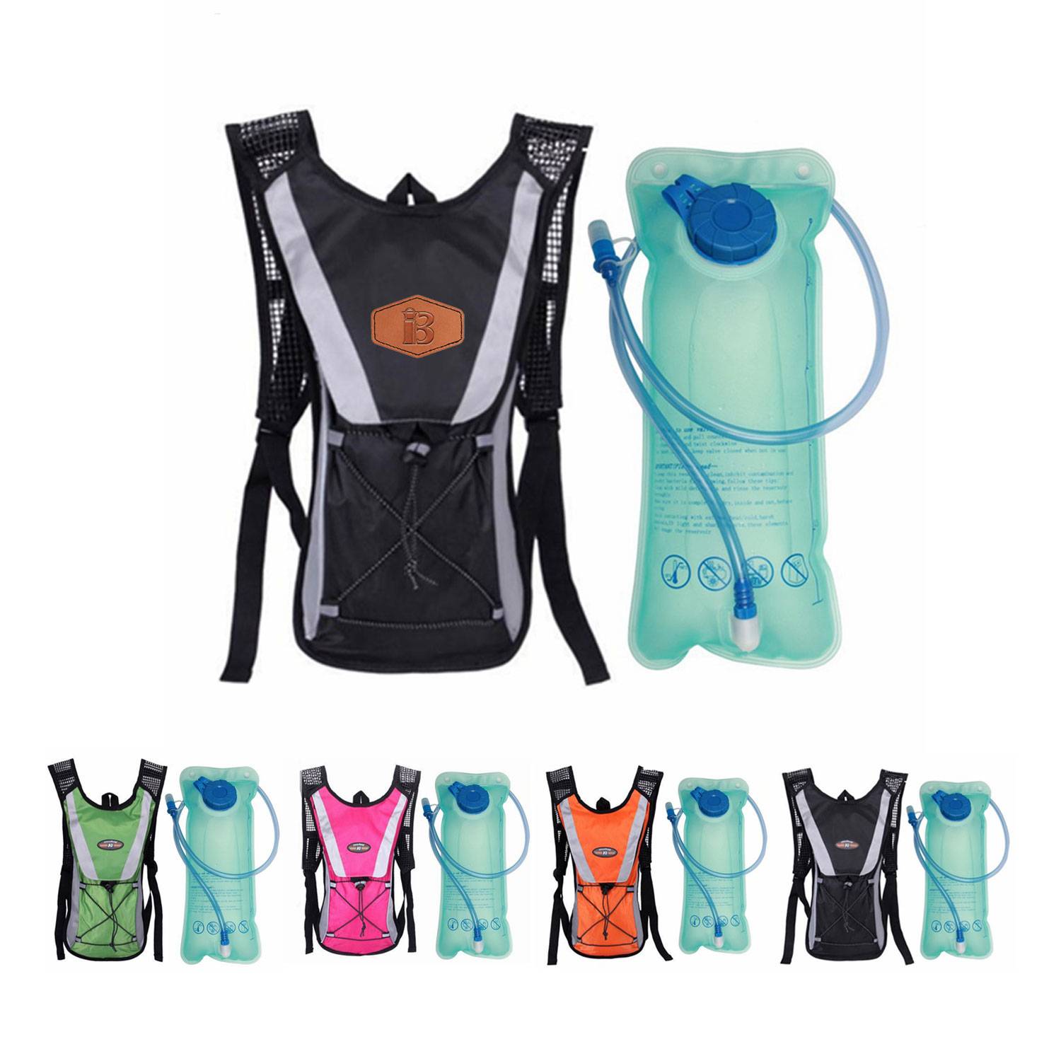 Black Hydration Backpack