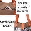 Canvas Cotton and linen hand-to-shoulder computer bag
