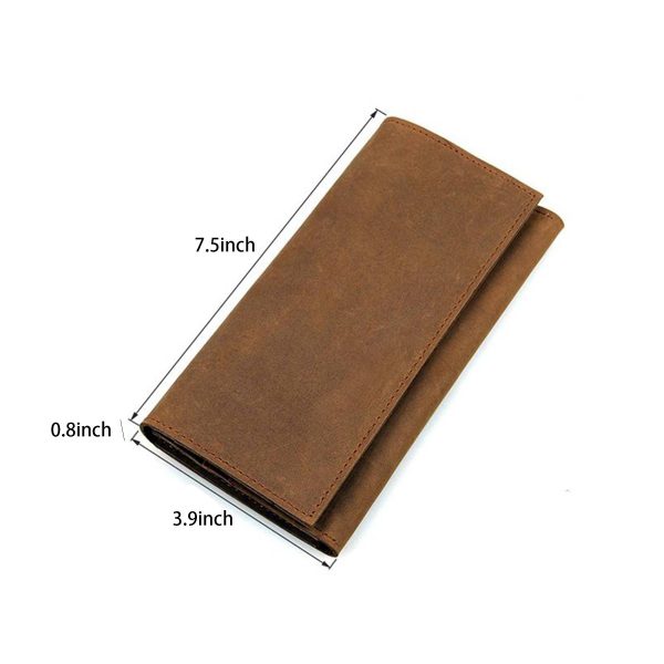 Leather Theftproof Messenger Wallet