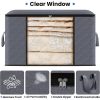 6 Pack Clothes/Blanket Foldable Storage Bags Box