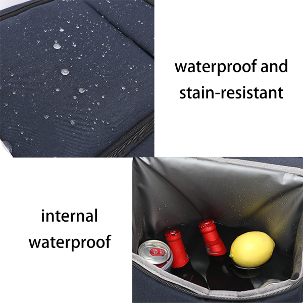 Insulated backpack for outdoor picnics