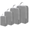 4-Piece Set of Packing Cubes Compression Bags