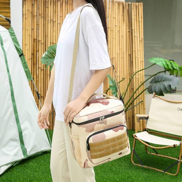 Camo 24-Can Cooler Tote Bag