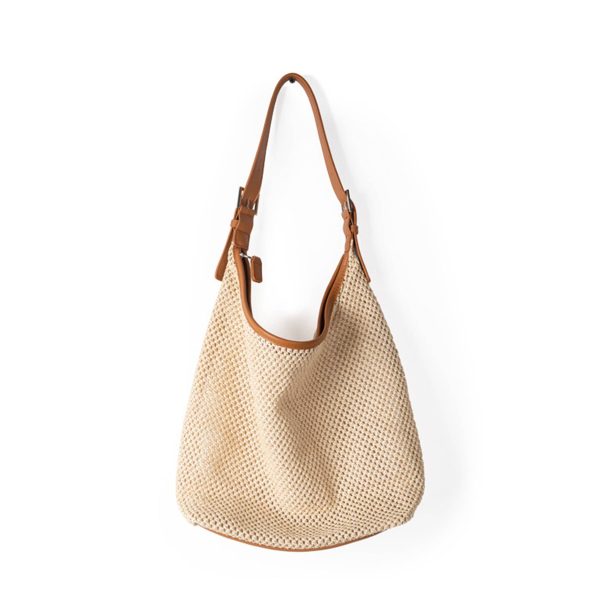 Straw summer large capacity shoulder tote bag
