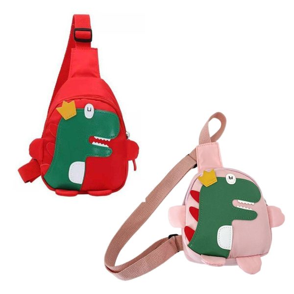 Children chest bag with dinosaur pattern