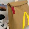 Cartoon French Fries Print for Women Stylish Schoolbag