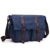 Large Canvas Messenger Bag