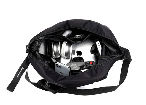 Nylon waterproof cross-body bag