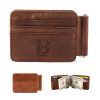 Slim Leather Card Holder Wallet