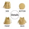 Genuine Leather Innovative drawstring cross-body bag