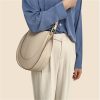 Genuine Leather Large Capacity Saddle Tote Bag