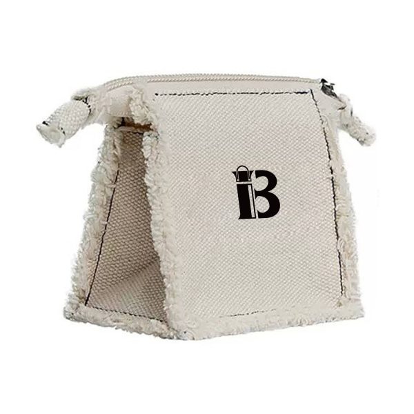 Mini Canvas Zippered Portable Storage Bag