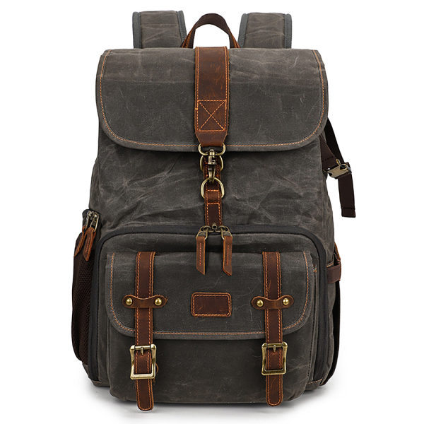 Canvas Waterproof Camera Backpack