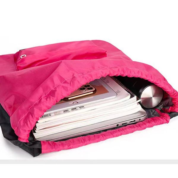 Drawstring Backpack Water Resistant String Bag