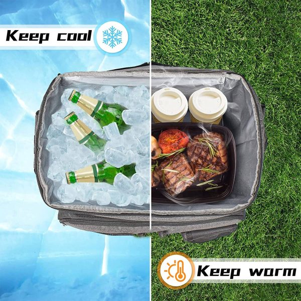 Oxford Large capacity waterproof wheeled insulation bag