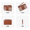 PU Exquisite Retro Zip Wallet