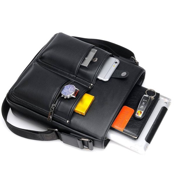 PU Leather Outdoors Crossbody Bag For Man