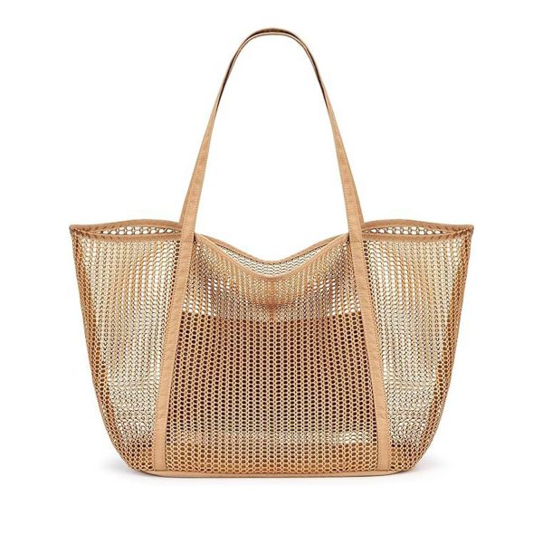 Ladies' Toiletries Clothing Mesh Single Shoulder Tote Bag