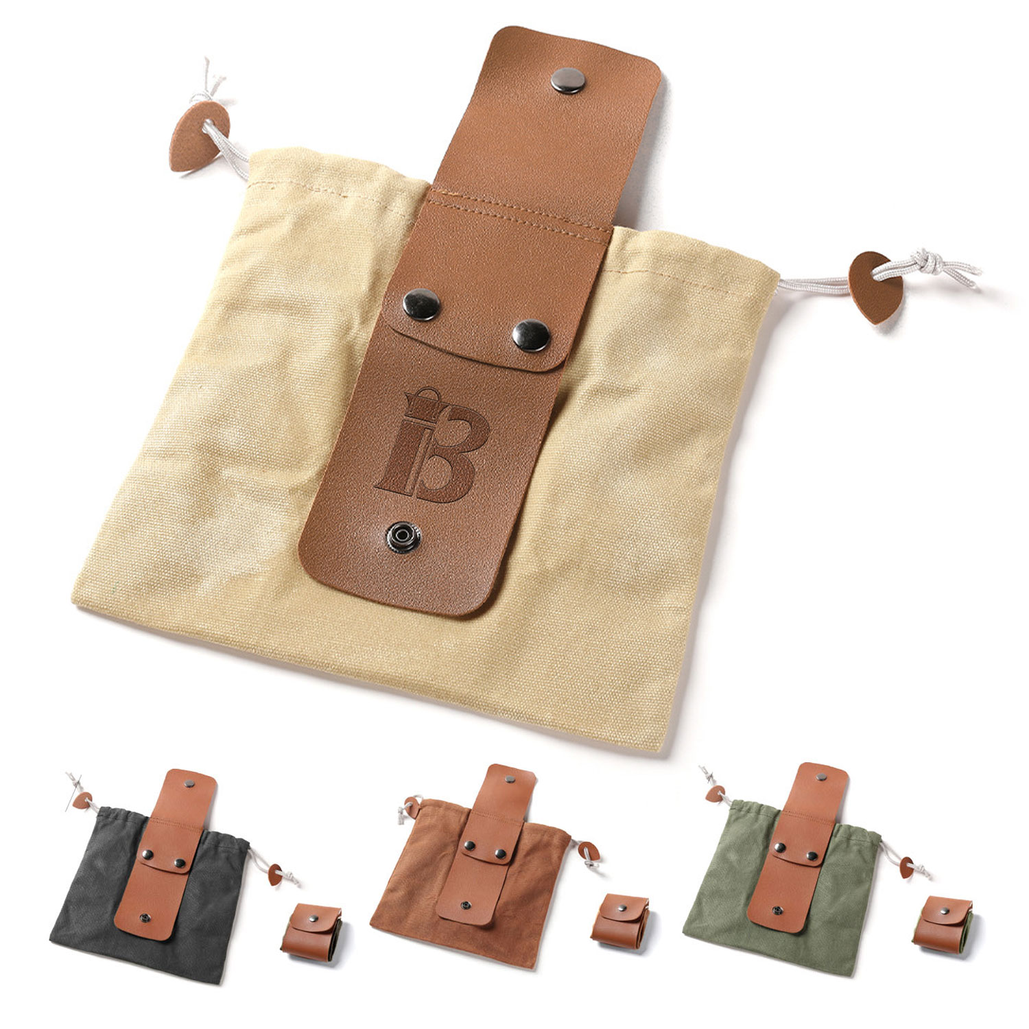 Outdoor Collapsible Canvas Picking Storage Bag