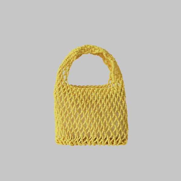 Women Cotton Beach Woven Mini Handbag
