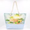 The PU Simple Single-Shoulder Canvas Beach Bag