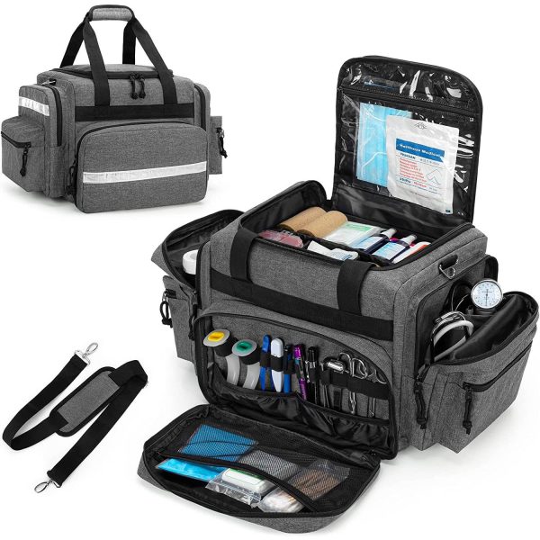 Professional Medical First Responder Bag with Detachable