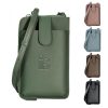 Genuine Leather Diagonal Cell Phone Bag