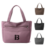 Large capacity portable casual nylon tote bag