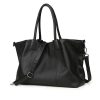 Soft Genuine Leather Top-handle Purse for Women
