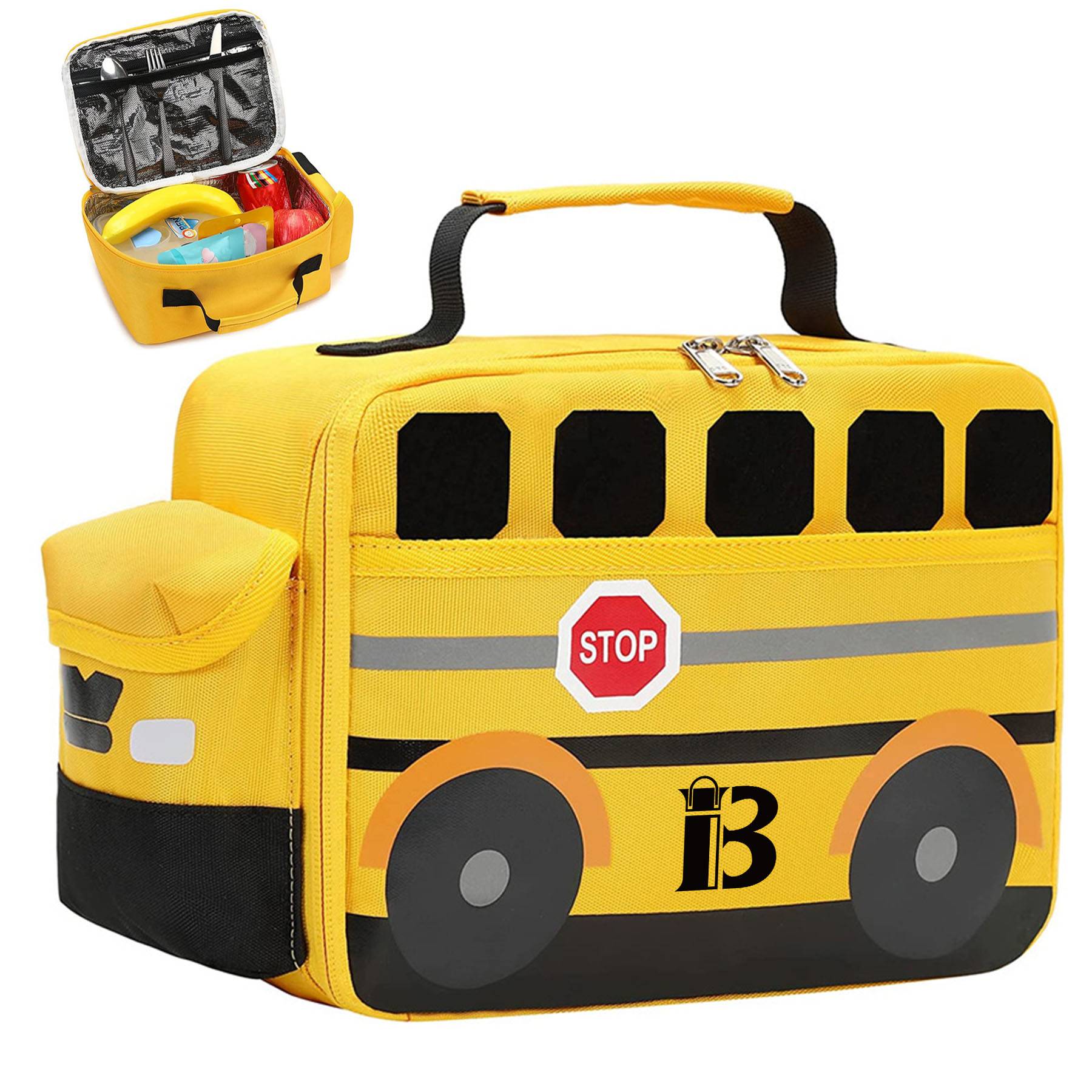 Oxford Yellow School Bus Lunch Bag