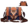 Cotton Colorful hand-woven and linen cross-body bag