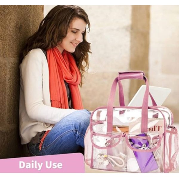 Waterproof Stadium Transparent Clear Tote Bags