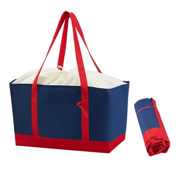 Large Capacity Portable Drawstring Cooler Insulated Bag